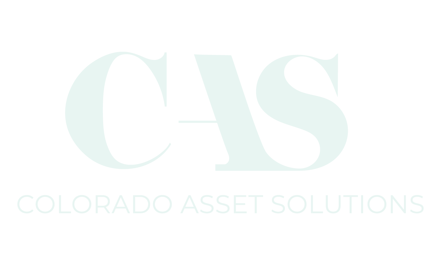 Logo for Colorado Asset Solutions featuring the letters CAS.
